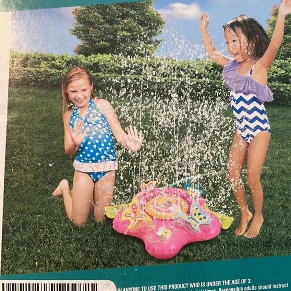 Splash n’ Fun Flower Power Sprinkler Fluttering Butterfly Wings 1 Set New in Box - Picture 4 of 5